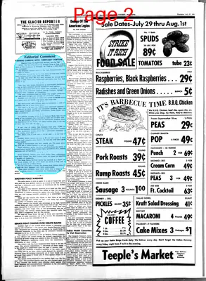 Page thumbnail for The Glacier Reporter