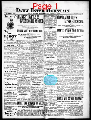 Page thumbnail for Daily Inter Mountain