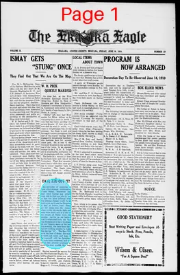 Page thumbnail for The Ekalaka Eagle
