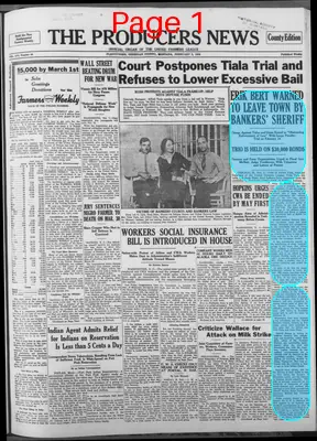 Page thumbnail for The Producers News