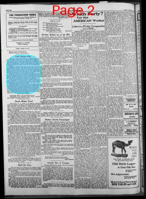 Page thumbnail for The Producers News