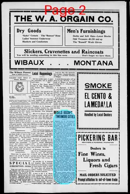 Page thumbnail for The Wibaux Pioneer
