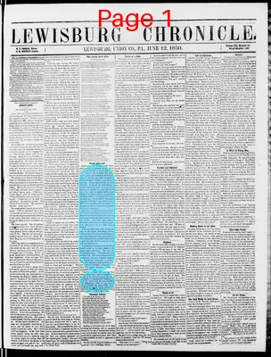 Page thumbnail for Lewisburg Chronicle