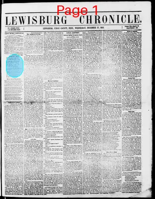 Page thumbnail for Lewisburg Chronicle
