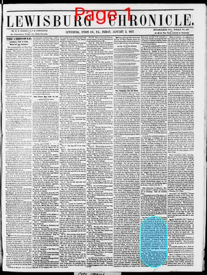 Page thumbnail for Lewisburg Chronicle