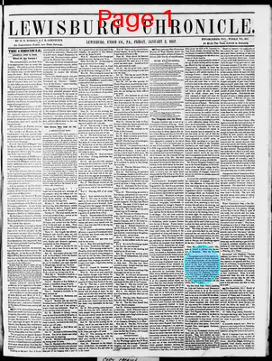 Page thumbnail for Lewisburg Chronicle