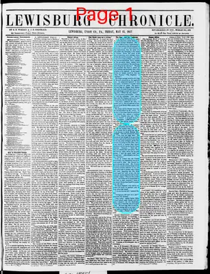 Page thumbnail for Lewisburg Chronicle