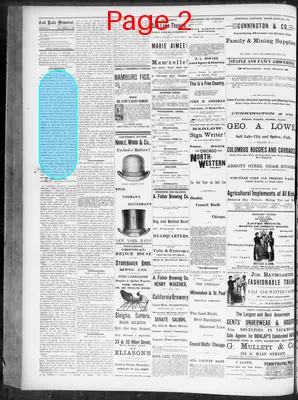 Page thumbnail for Salt Lake Evening Democrat