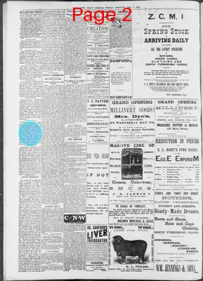 Page thumbnail for The Salt Lake Herald
