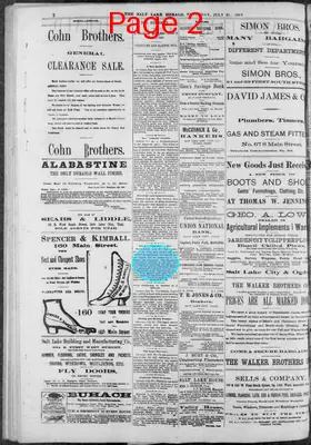 Page thumbnail for The Salt Lake Herald