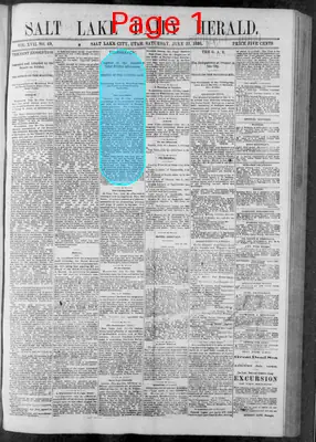 Page thumbnail for The Salt Lake Herald