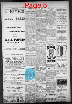 Page thumbnail for The Salt Lake Herald