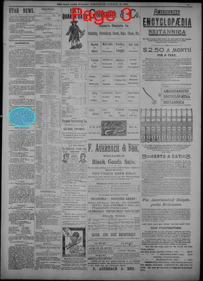 Page thumbnail for The Salt Lake Herald
