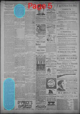 Page thumbnail for The Salt Lake Herald