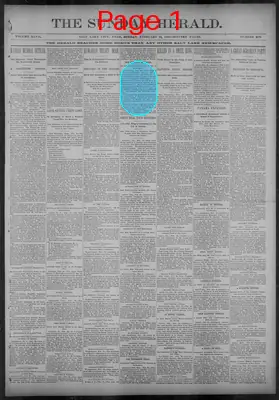 Page thumbnail for The Salt Lake Herald