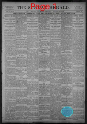 Page thumbnail for The Salt Lake Herald