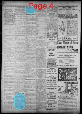 Page thumbnail for The Salt Lake Herald