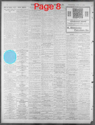 Page thumbnail for The Salt Lake Herald