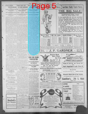 Page thumbnail for The Salt Lake Herald