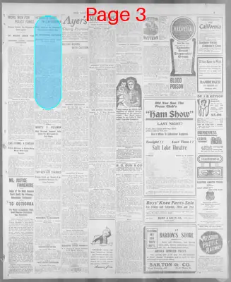 Page thumbnail for The Salt Lake Herald