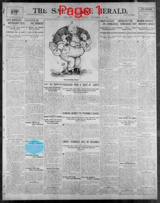 Page thumbnail for The Salt Lake Herald