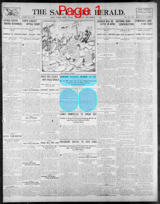 Page thumbnail for The Salt Lake Herald