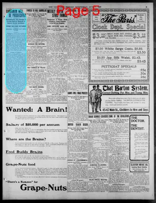 Page thumbnail for The Salt Lake Herald