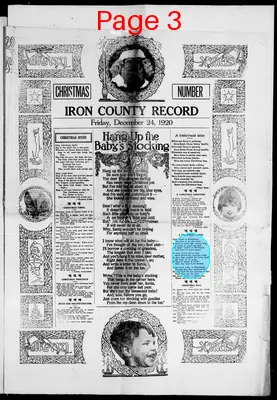 Page thumbnail for Iron County Record