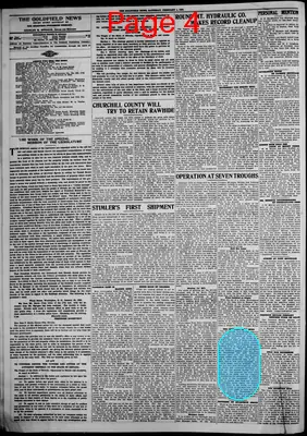 Page thumbnail for The Goldfield News