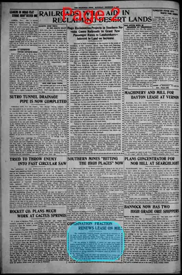 Page thumbnail for The Goldfield News