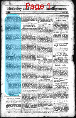 Page thumbnail for Berkeley And Jefferson Intelligencer