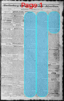 Page thumbnail for Martinsburg Gazette And Public Advertiser