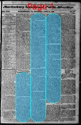 Page thumbnail for Martinsburg Gazette And Public Advertiser