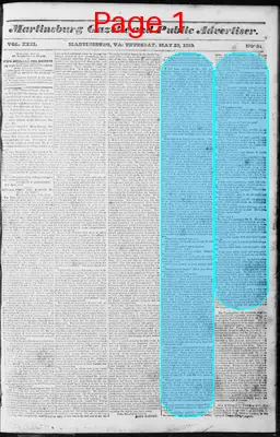 Page thumbnail for Martinsburg Gazette And Public Advertiser