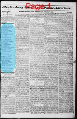 Page thumbnail for Martinsburg Gazette And Public Advertiser