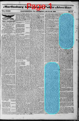 Page thumbnail for Martinsburg Gazette And Public Advertiser