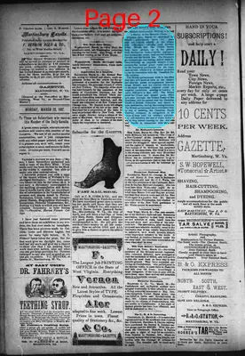 Page thumbnail for Martinsburg Daily Gazette