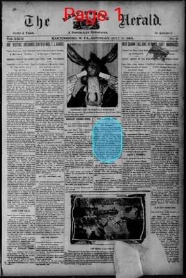 Page thumbnail for Martinsburg Herald