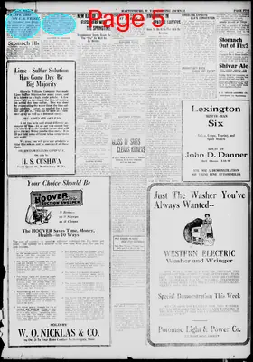 Page thumbnail for Martinsburg W Va Evening Journal