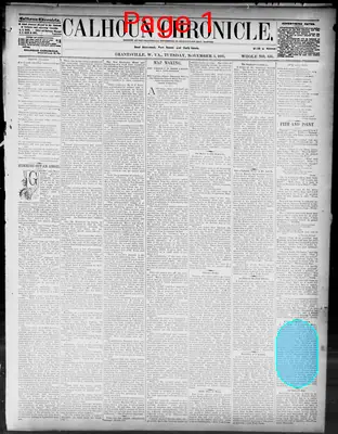 Page thumbnail for The Calhoun Chronicle