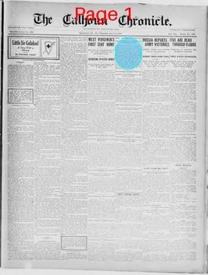 Page thumbnail for The Calhoun Chronicle