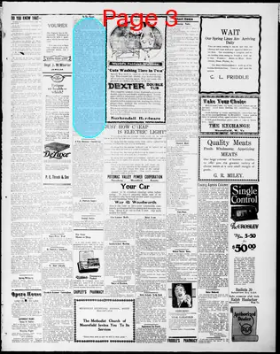 Page thumbnail for The Moorefield Examiner
