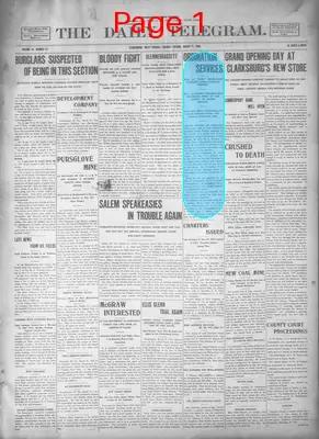 Page thumbnail for The Daily Telegram