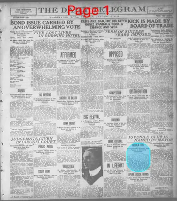 Page thumbnail for The Daily Telegram