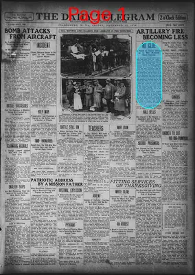 Page thumbnail for The Daily Telegram