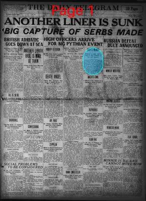 Page thumbnail for The Daily Telegram