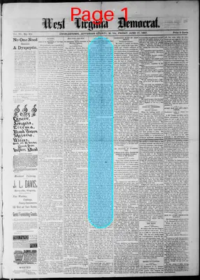 Page thumbnail for West Virginia Democrat