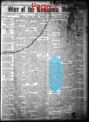 Page thumbnail for Star Of The Kanawha Valley
