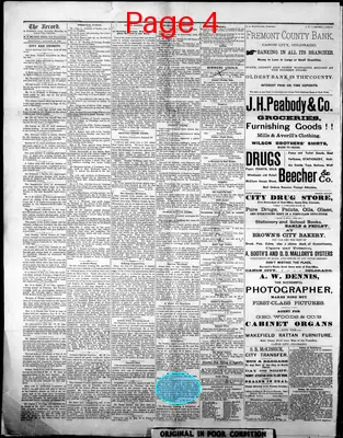 Page thumbnail for The Fremont County Record