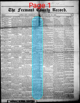 Page thumbnail for The Fremont County Record